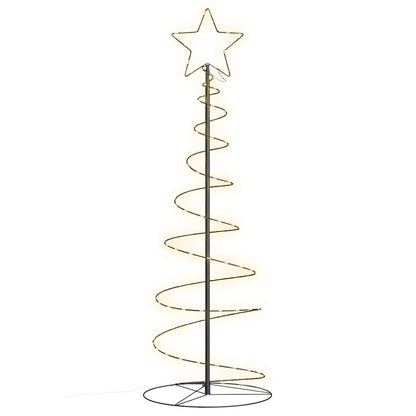 Albero di Natale a LED 100 LED Bianco Caldo 150 cm