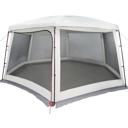 Tenda da piscina con Patta Rimovibile&Pareti in Rete 670x590 cm