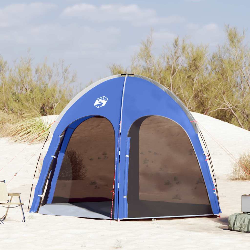 Tenda da Piscina con tetto Blu Azzurro 366 x 305 x 231 cm