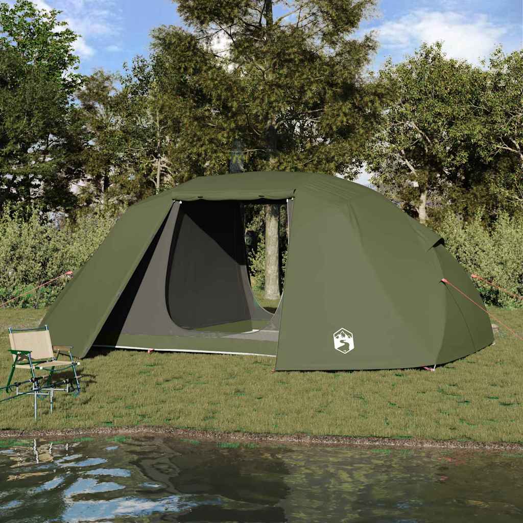 Tenda da pesca con tetto Verde oliva 514 x 465 x 187 cm