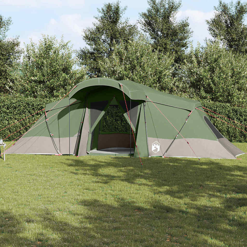 Tenda Familiare con tetto Verde e Grigio 721 x 335 x 212 cm