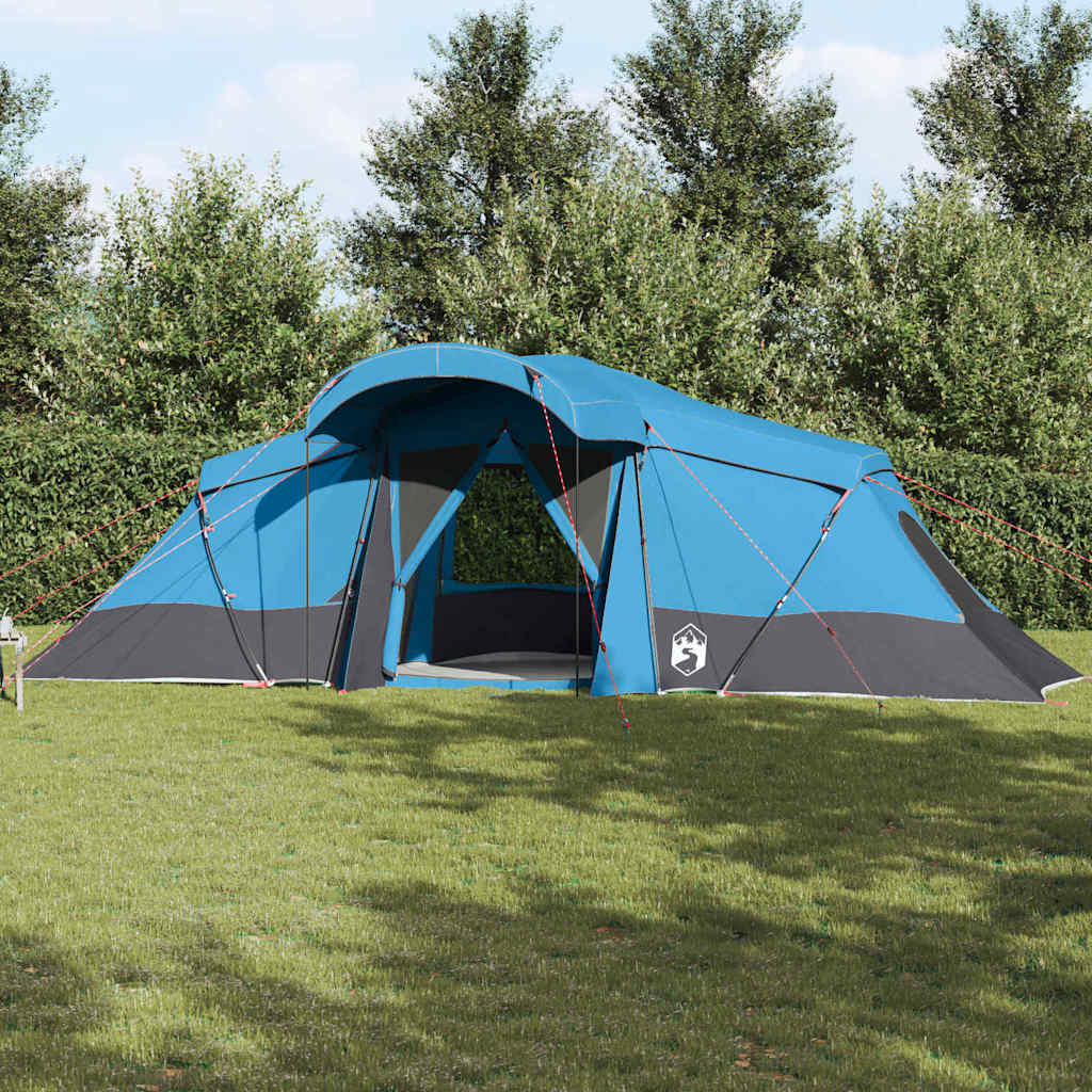 Tenda Familiare con tetto Blu e Grigio 721 x 335 x 212 cm
