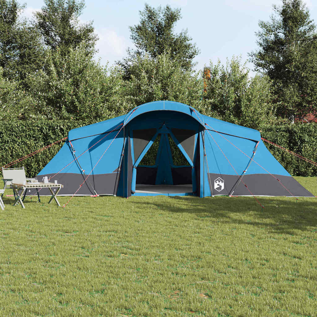 Tenda Familiare con tetto Blu e Grigio 721 x 335 x 212 cm