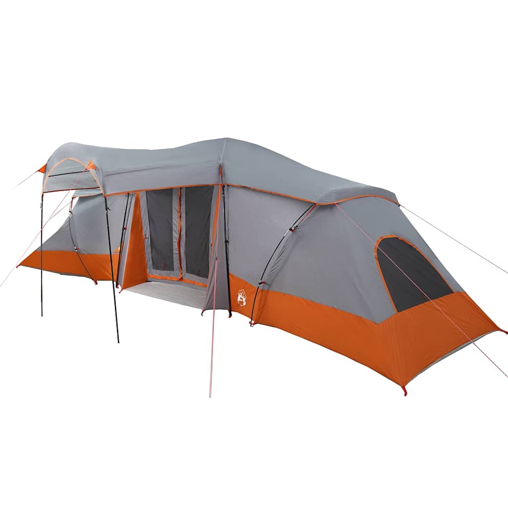 Tenda Familiare con tetto Grigio e arancione 721 x 335 x 212 cm