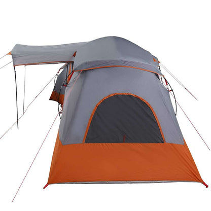 Tenda Familiare con tetto Grigio e arancione 721 x 335 x 212 cm