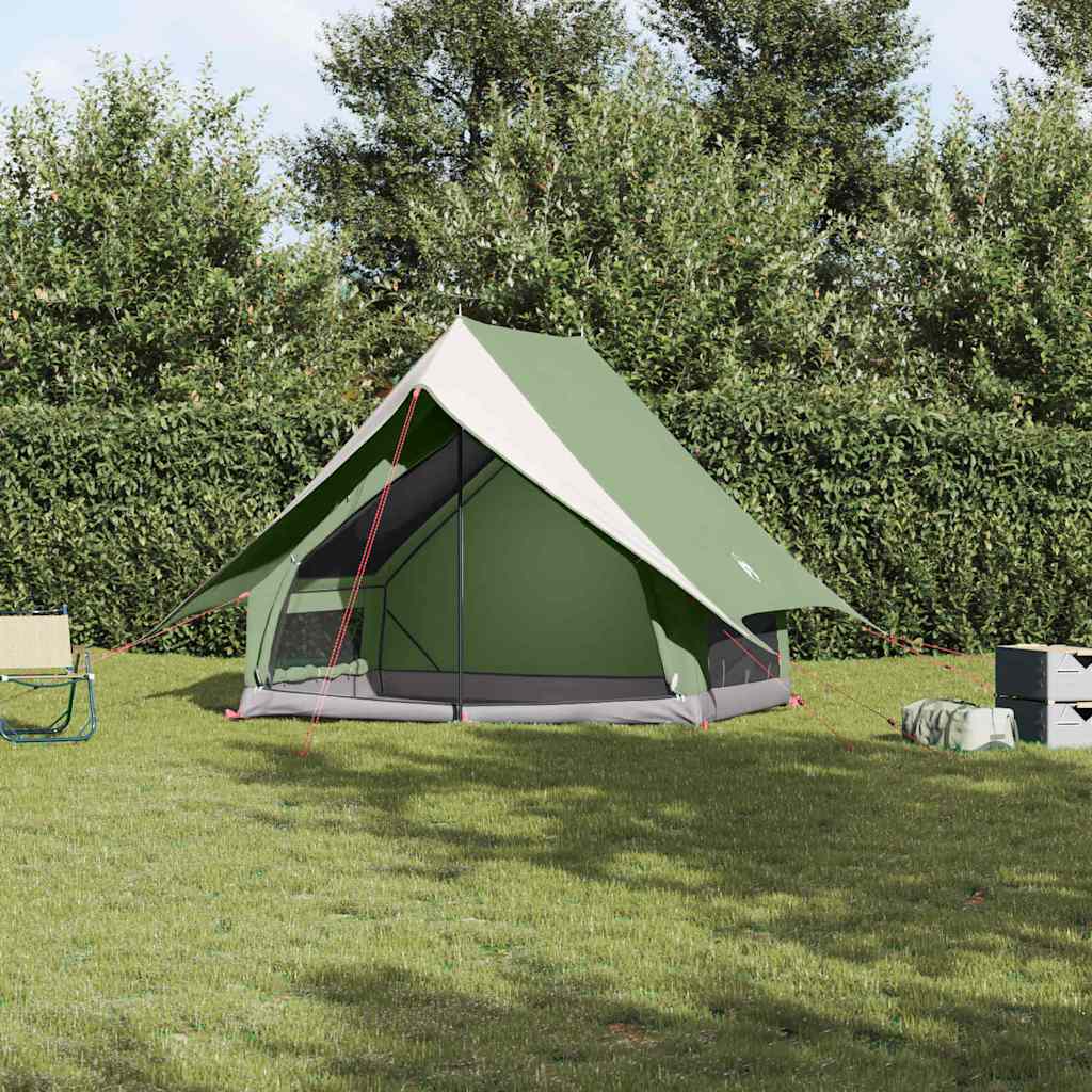 Tenda Familiare con tetto Verde e Bianco 315 x 286 x 200 cm
