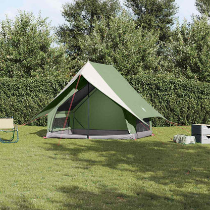Tenda Familiare con tetto Verde e Bianco 315 x 286 x 200 cm
