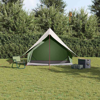 Tenda Familiare con tetto Verde e Bianco 315 x 286 x 200 cm