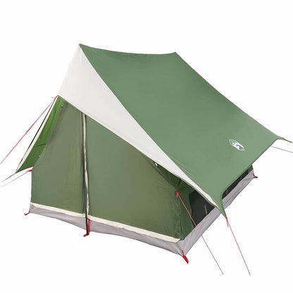 Tenda Familiare con tetto Verde e Bianco 315 x 286 x 200 cm