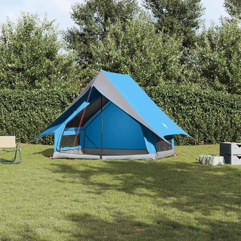 Tenda Familiare con tetto Blu e Grigio 315 x 286 x 200 cm