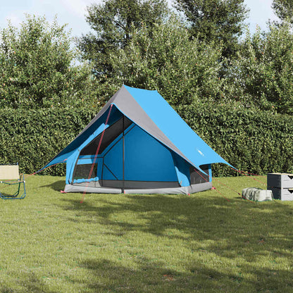 Tenda Familiare con tetto Blu e Grigio 315 x 286 x 200 cm