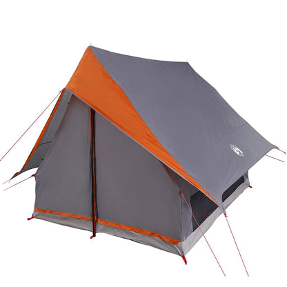 Tenda Familiare con tetto Grigio e arancione 315 x 286 x 200 cm