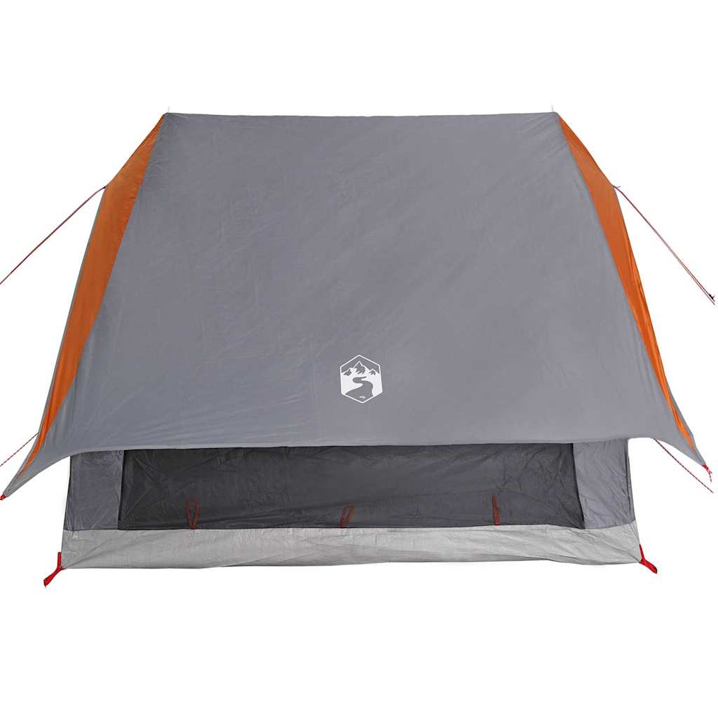 Tenda Familiare con tetto Grigio e arancione 315 x 286 x 200 cm
