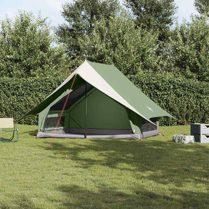 Tenda Familiare con tetto Verde e Bianco 315 x 286 x 200 cm