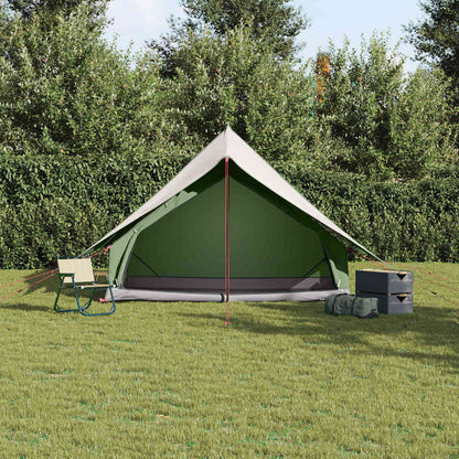 Tenda Familiare con tetto Verde e Bianco 315 x 286 x 200 cm