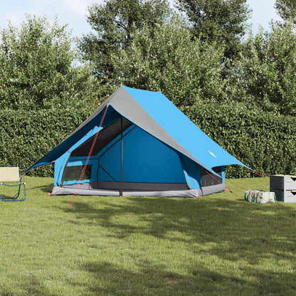 Tenda Familiare con tetto Blu e Grigio 315 x 286 x 200 cm