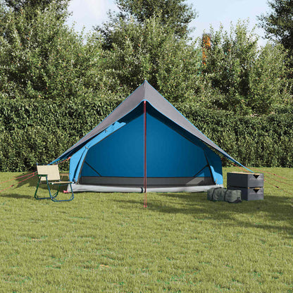 Tenda Familiare con tetto Blu e Grigio 315 x 286 x 200 cm