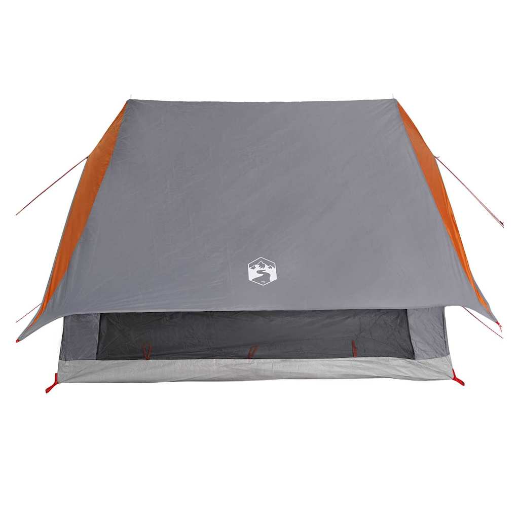 Tenda Familiare con tetto Grigio e arancione 315 x 286 x 200 cm