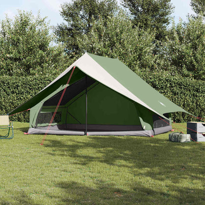 Tenda Familiare con tetto Verde e Bianco 315 x 286 x 200 cm