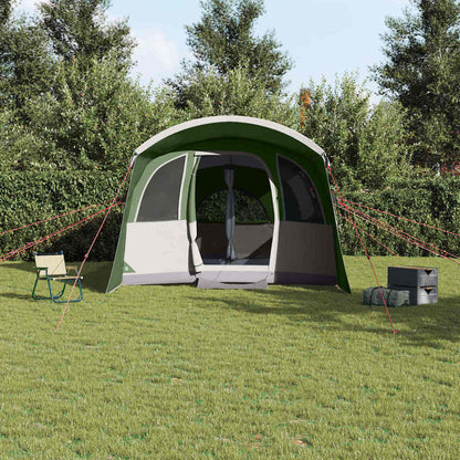 Tenda Familiare con tetto Verde e Bianco 576 x 325 x 213 cm