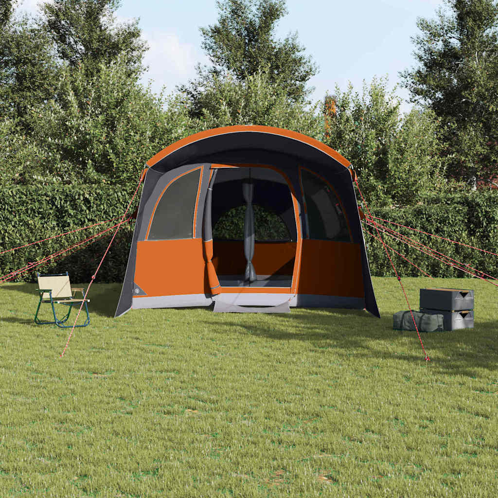 Tenda Familiare con tetto Grigio e arancione 576 x 325 x 213 cm
