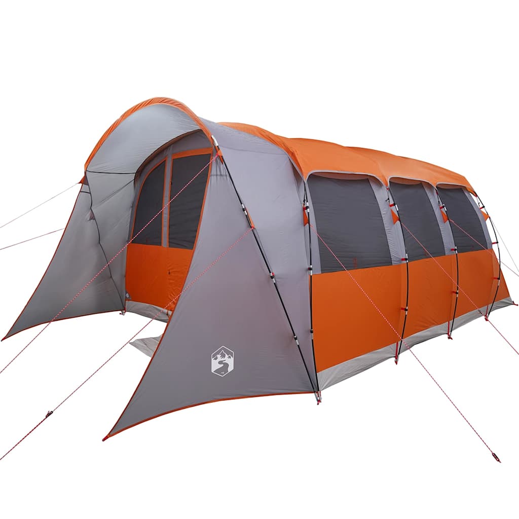 Tenda Familiare con tetto Grigio e arancione 576 x 325 x 213 cm