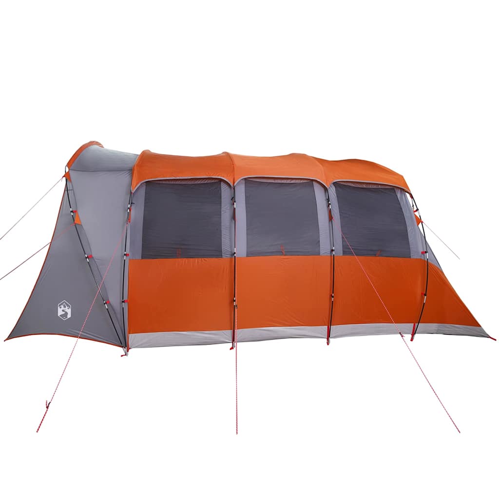 Tenda Familiare con tetto Grigio e arancione 576 x 325 x 213 cm