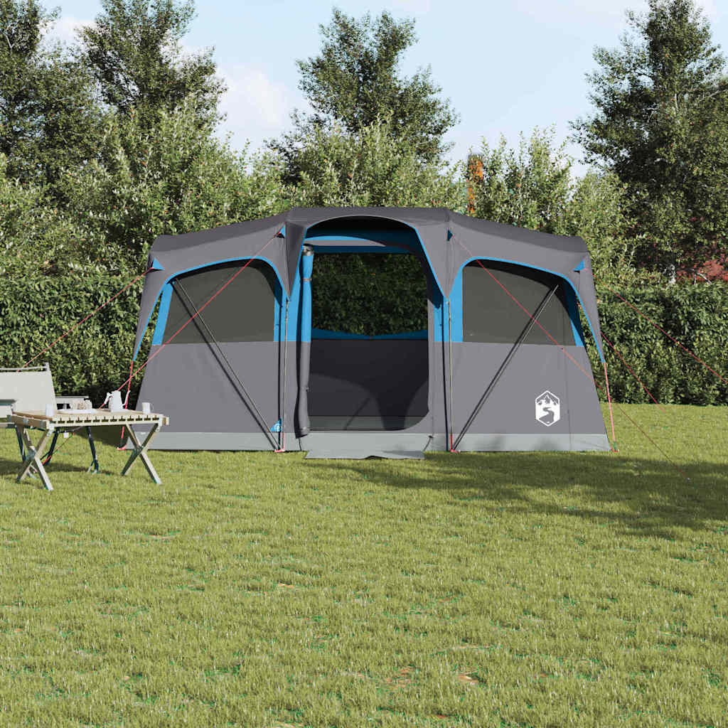 Tenda Familiare con tetto Blu e Grigio 435 x 255 x 216 cm