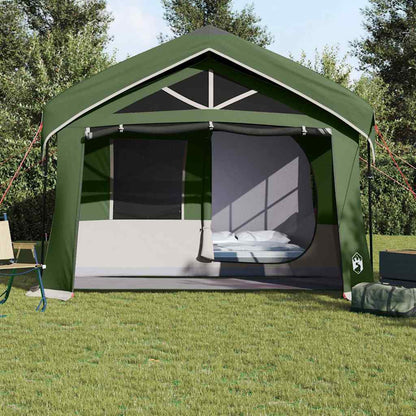 Tenda Familiare Verde e Bianco 620 x 322 x 240 cm Poliestere