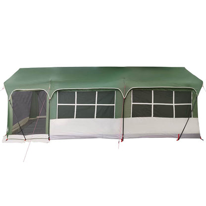 Tenda Familiare Verde e Bianco 620 x 322 x 240 cm Poliestere