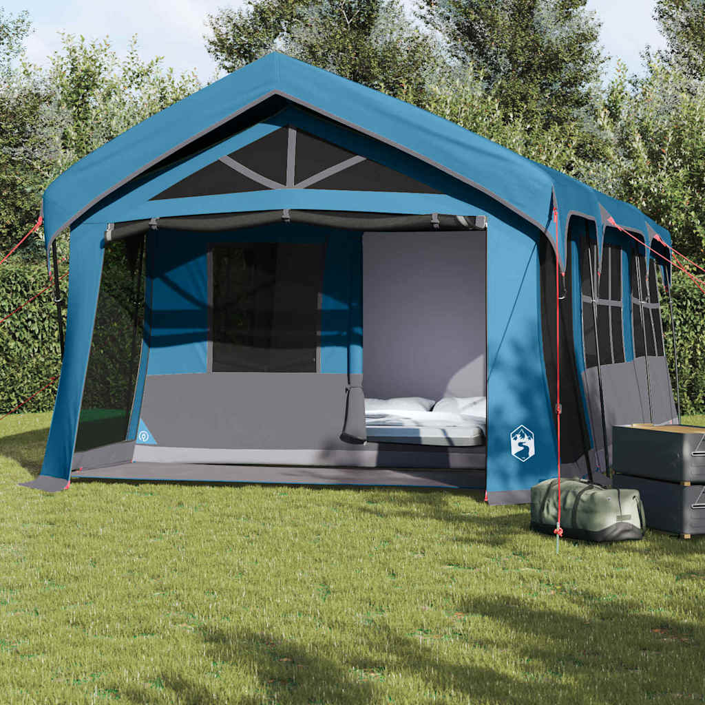 Tenda Familiare Blu e Grigio 620 x 322 x 240 cm Poliestere