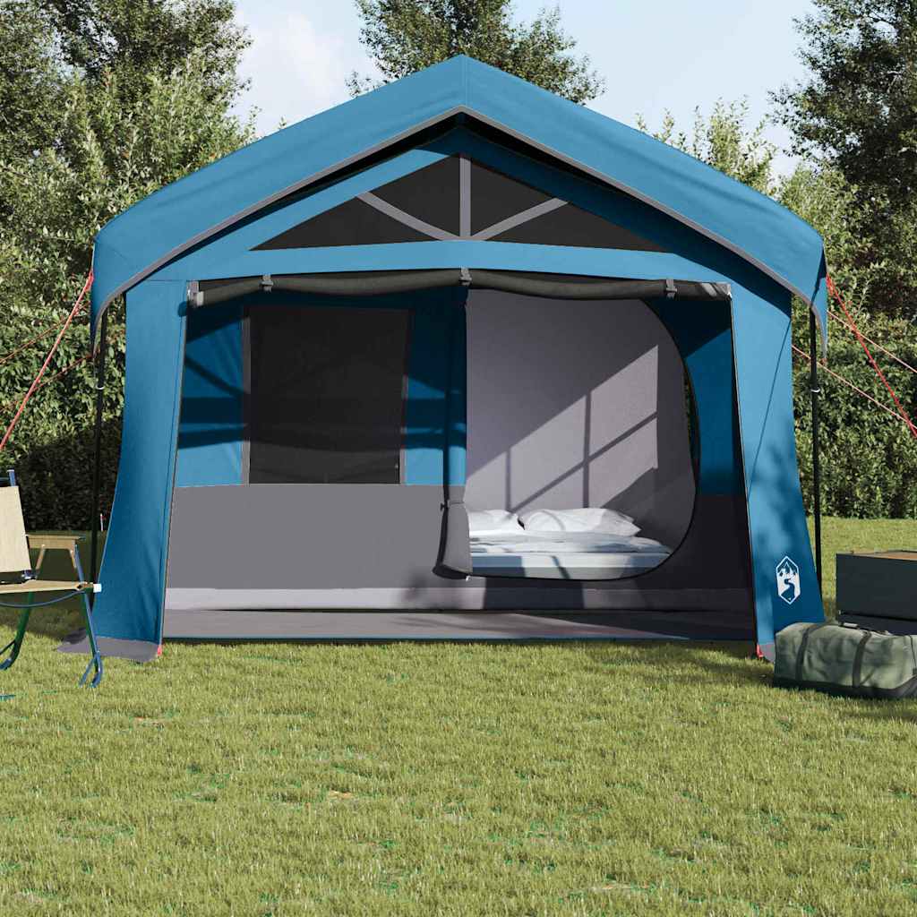 Tenda Familiare Blu e Grigio 620 x 322 x 240 cm Poliestere