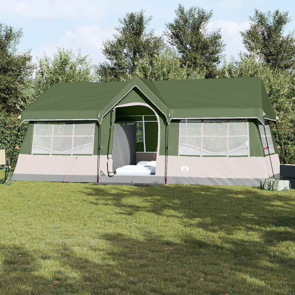 Tenda Familiare con tetto Verde e beige 622 x 295 x 238 cm