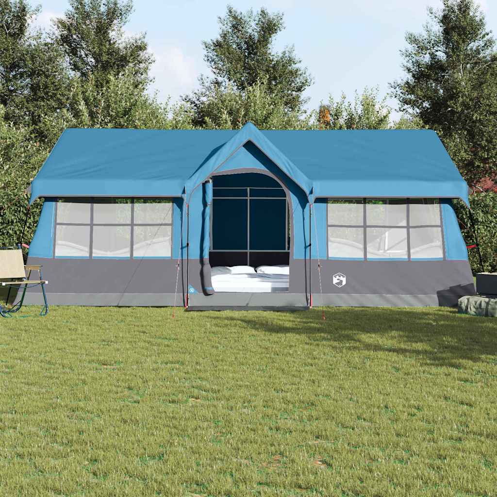 Tenda Familiare con tetto Blu e Grigio 622 x 295 x 238 cm