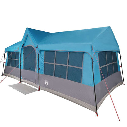 Tenda Familiare con tetto Blu e Grigio 622 x 295 x 238 cm