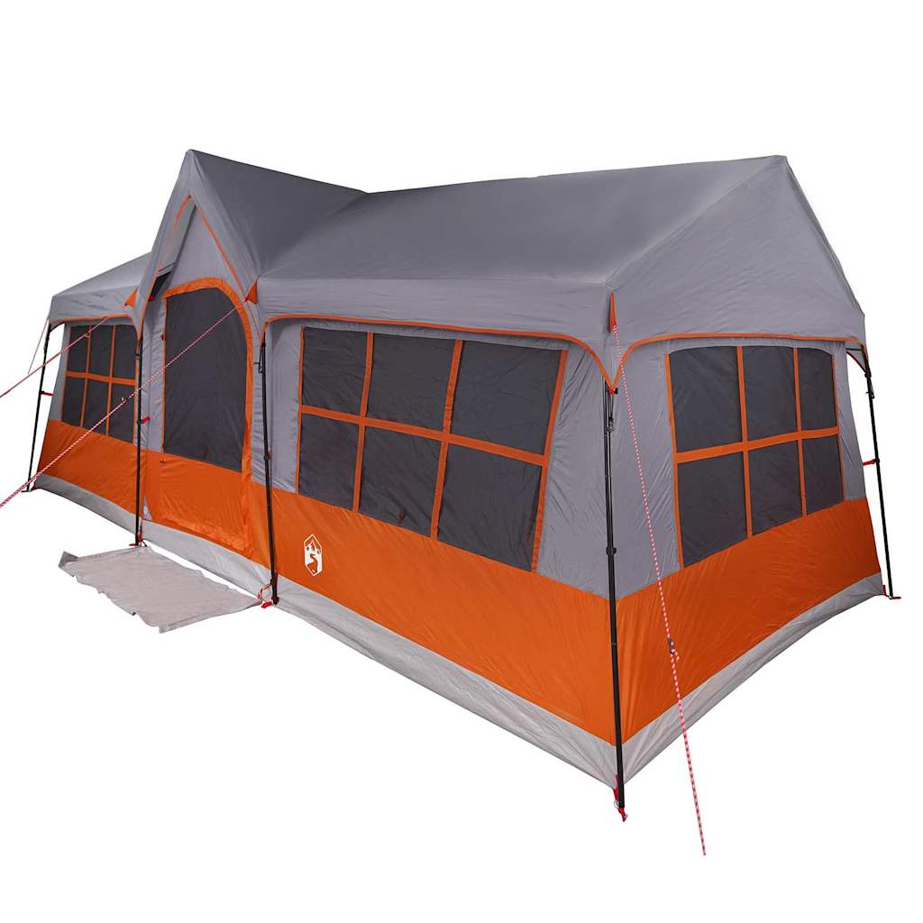 Tenda Familiare con tetto Grigio e arancione 622 x 295 x 238 cm