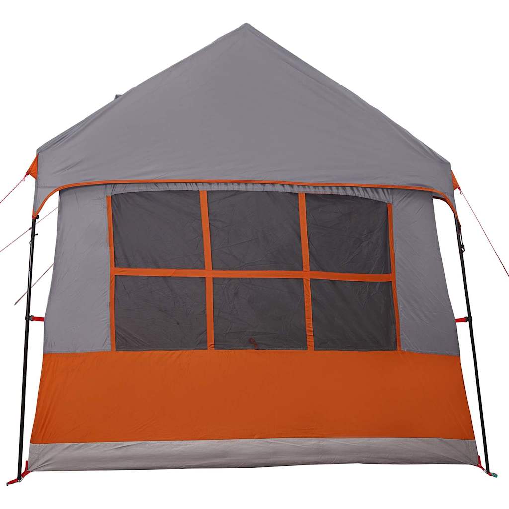 Tenda Familiare con tetto Grigio e arancione 622 x 295 x 238 cm