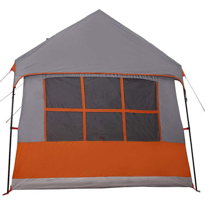 Tenda Familiare con tetto Grigio e arancione 622 x 295 x 238 cm