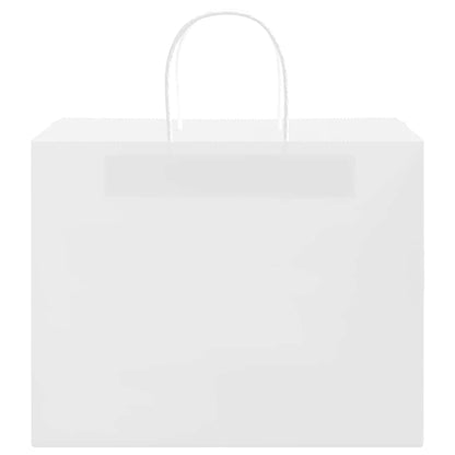 Sacchetti di Carta 250 pz con Manici Bianchi 32x22x24 cm