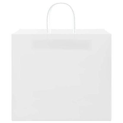 Sacchetti di Carta 250 pz con Manici Bianchi 32x22x28 cm