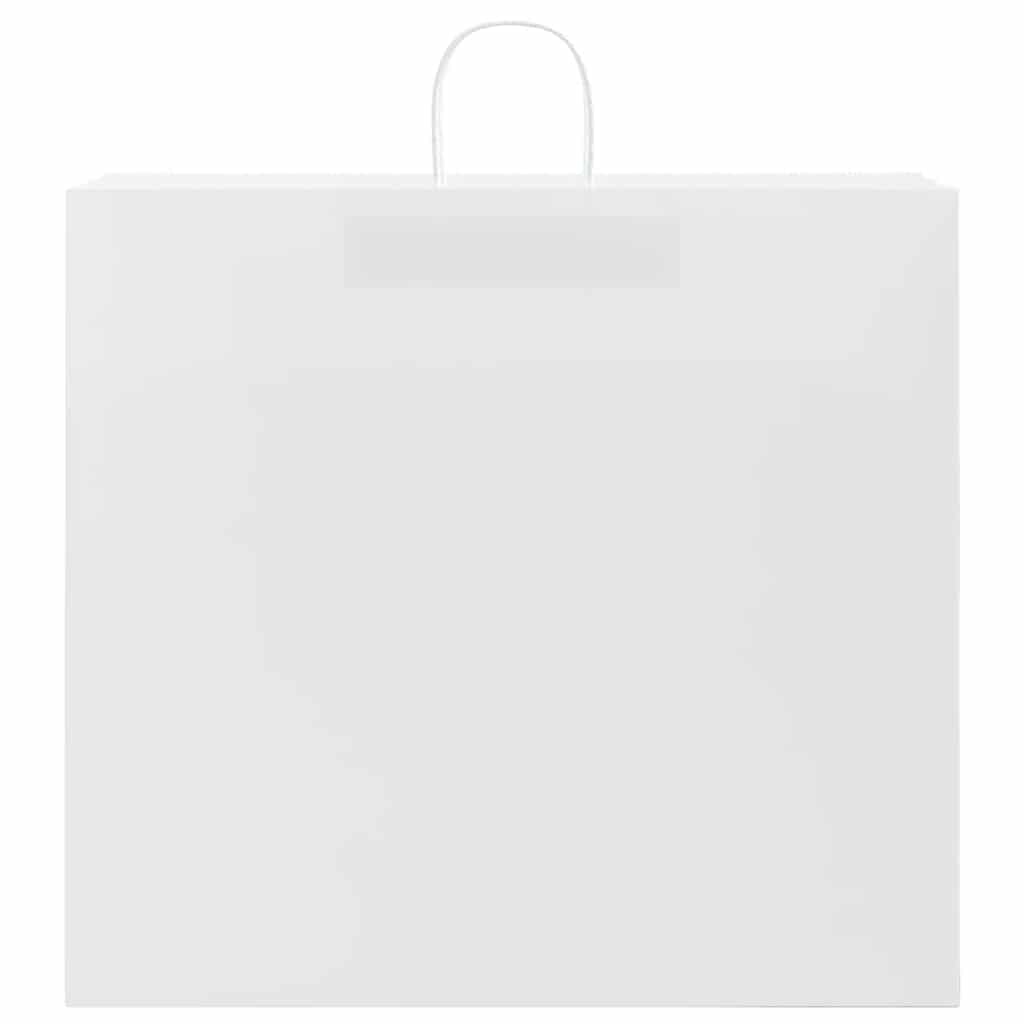 Sacchetti di Carta 250 pz con Manici Bianchi 54x15x49 cm