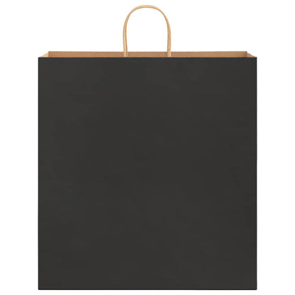 Sacchetti di Carta 50 pz con Manici Neri 45x17x48 cm