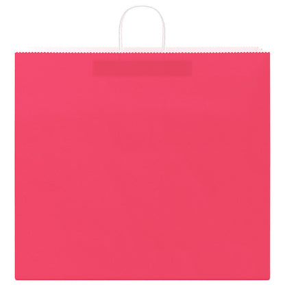 Sacchetti di Carta 50 pz con Manici Rosa 54x15x49 cm