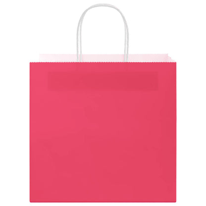 Sacchetti di Carta 250 pz con Manici Rosa 54x15x49 cm