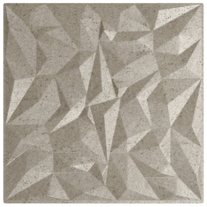 Pannelli Murali 12 pz Beton 50x50 cm XPS 3 m² Ametista