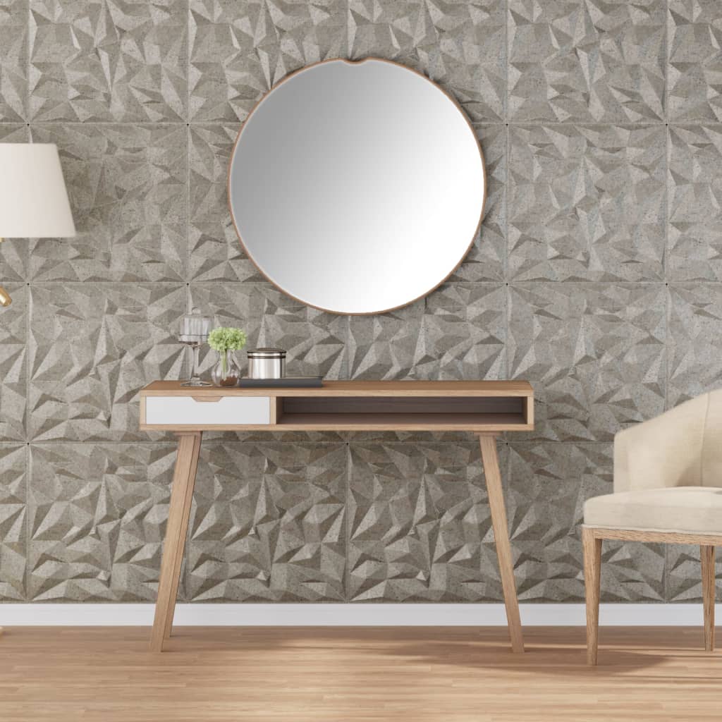 Pannelli Murali 12 pz Beton 50x50 cm XPS 3 m² Ametista