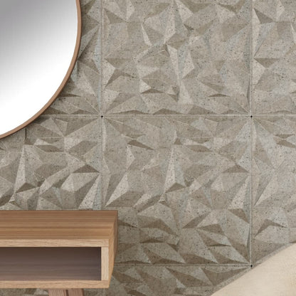 Pannelli Murali 24 pz Beton 50x50 cm XPS 6 m² Ametista