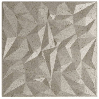 Pannelli Murali 48 pz Beton 50x50 cm XPS 12 m² Ametista