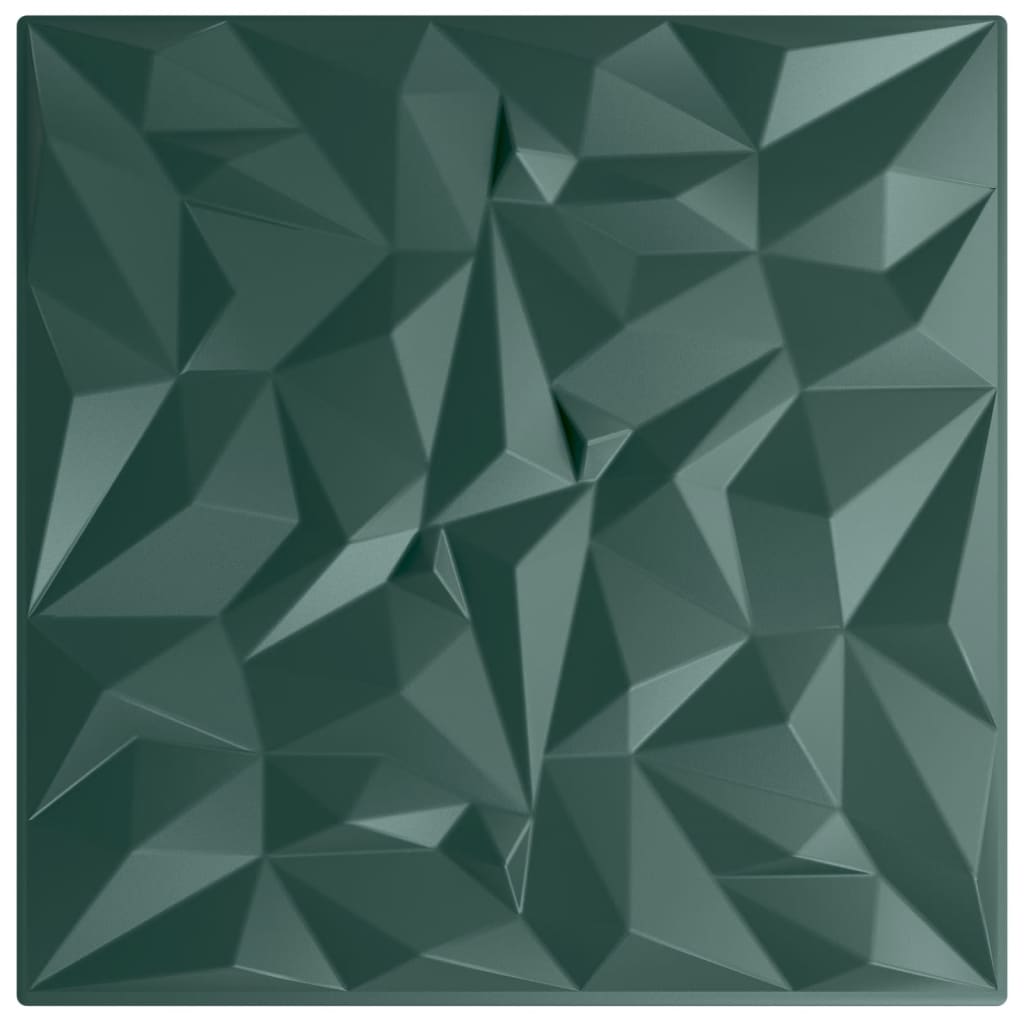 Pannelli Murali 24 pz Verdi 50x50 cm XPS 6 m² Ametista