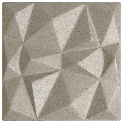 Pannelli Murali 12 pz Beton 50x50 cm XPS 3 m² Diamante